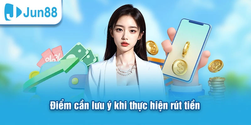 Điểm cần lưu ý khi thực hiện rút tiền